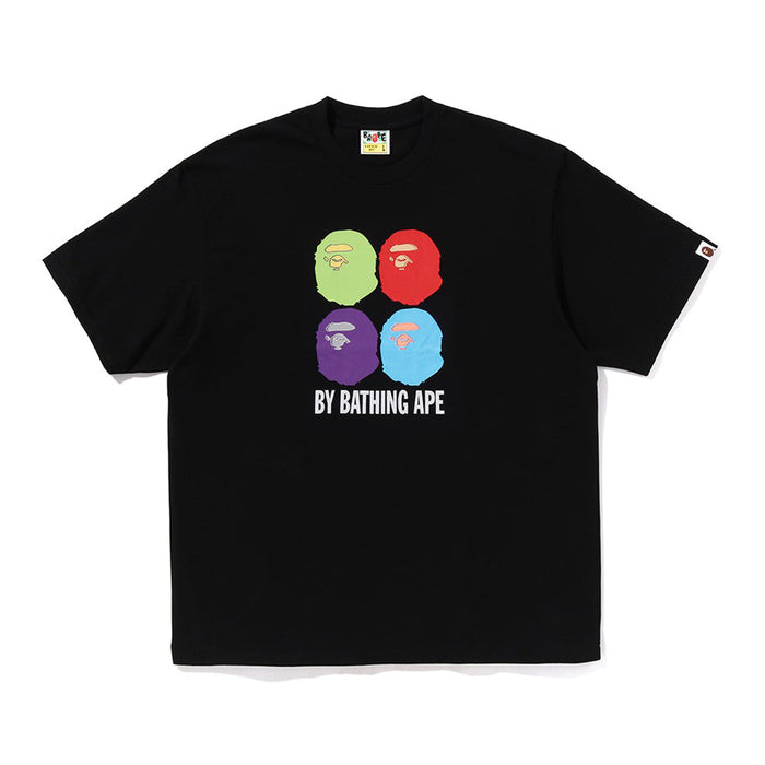 멀티 에이프 헤드 BY BATHING APE 릴렉스드 핏 티셔츠(M) BLACK
