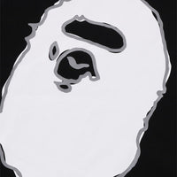 핸드 드로우 BAPE 로고 릴렉스드 핏 티셔츠(M) BLACK