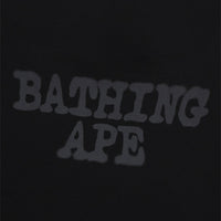 스프레이 프린트 에이프 헤드 릴렉스드 핏 티셔츠 #1(M) BLACK