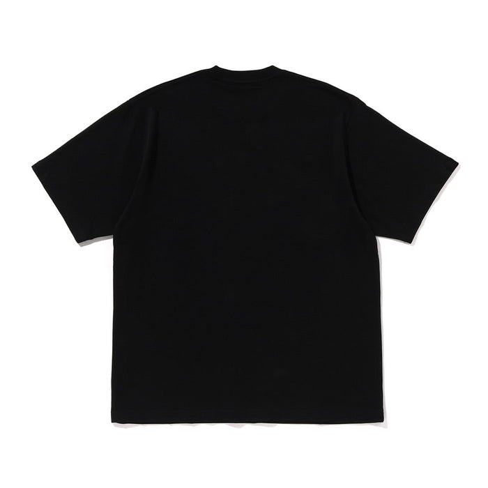 라인스톤 콜리지 릴렉스드 핏 티셔츠(M) BLACK