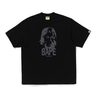 그래픽 릴렉스드 핏 티셔츠(M) BLACK