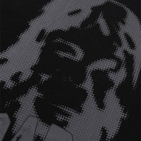 그래픽 릴렉스드 핏 티셔츠(M) BLACK