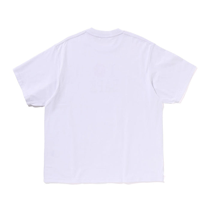 그래픽 릴렉스드 핏 티셔츠(M) WHITE