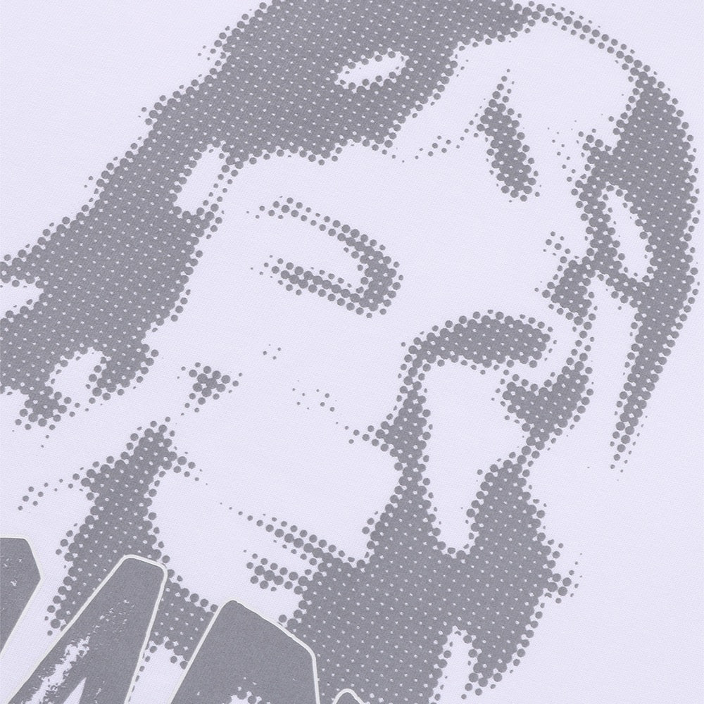 그래픽 릴렉스드 핏 티셔츠(M) WHITE