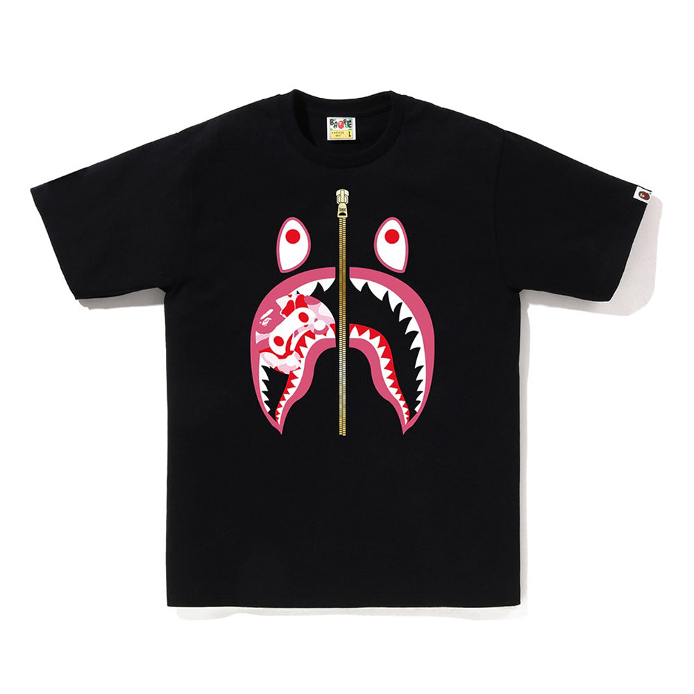 ABC 카모 마일로 샤크 티셔츠(M) BLACK/PINK