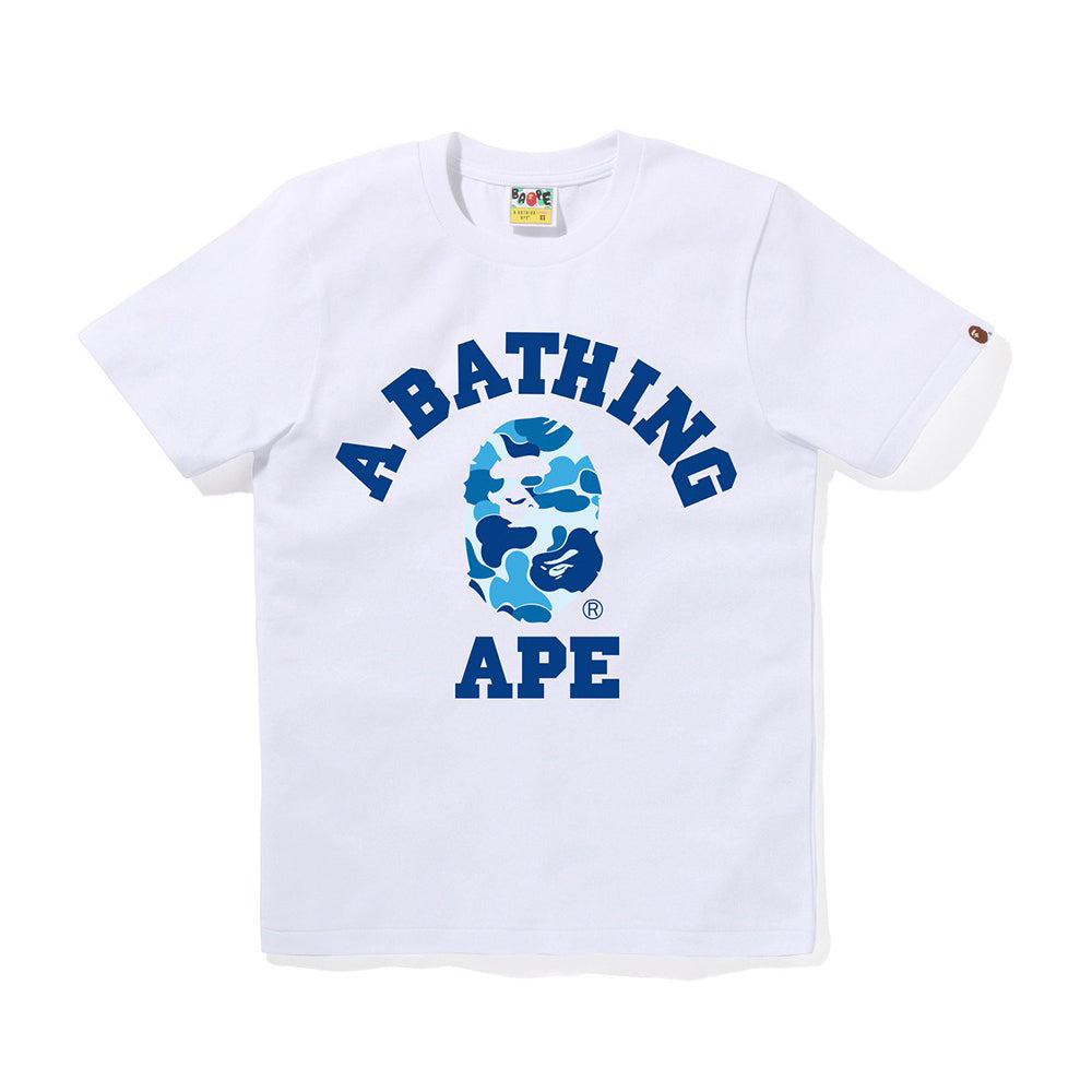 ABC 카모 콜리지 티셔츠(W) WHITE/BLUE