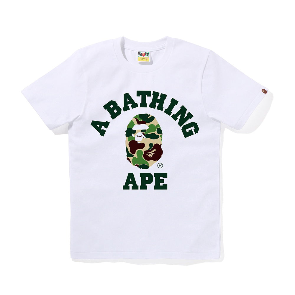 ABC 카모 콜리지 티셔츠(W) WHITE/GREEN