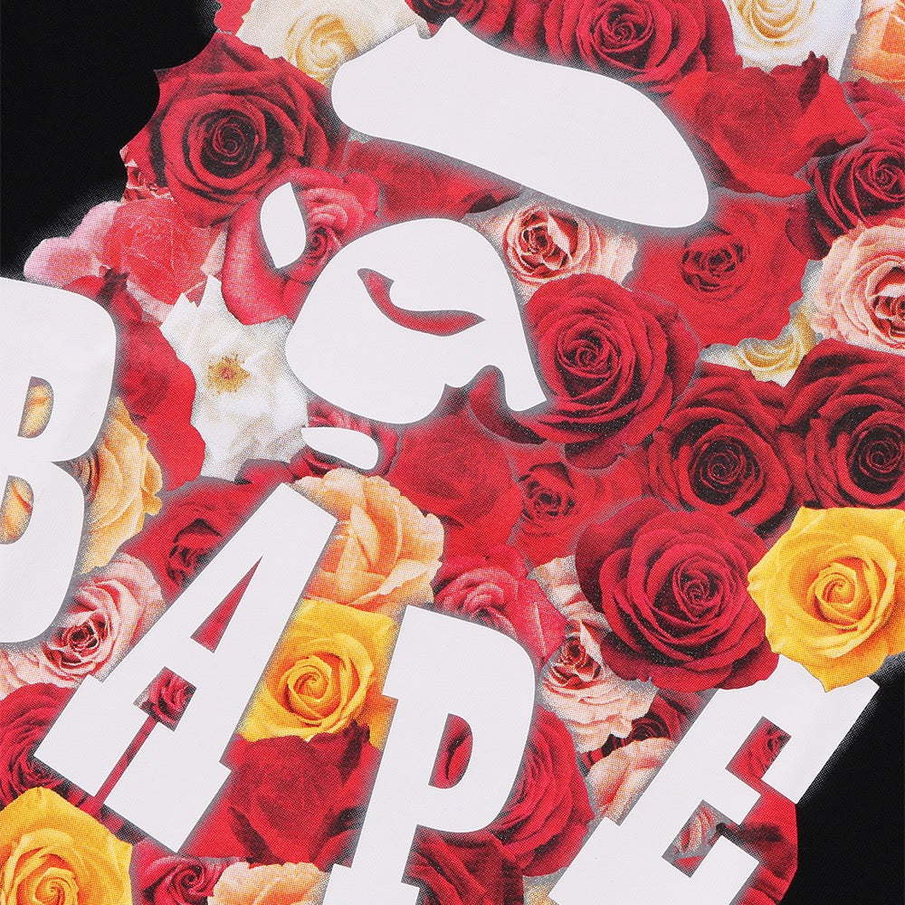 로즈 에이프 헤드 티셔츠(M) BLACK