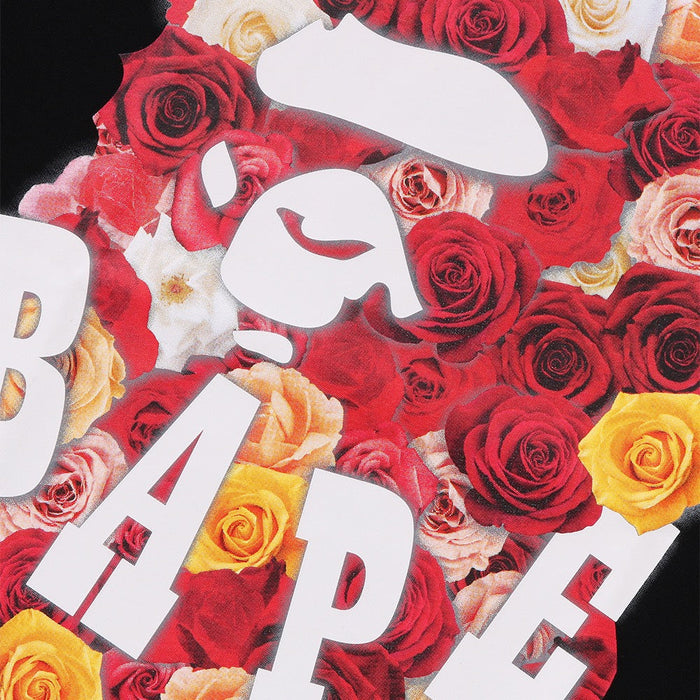 로즈 에이프 헤드 티셔츠(M) BLACK