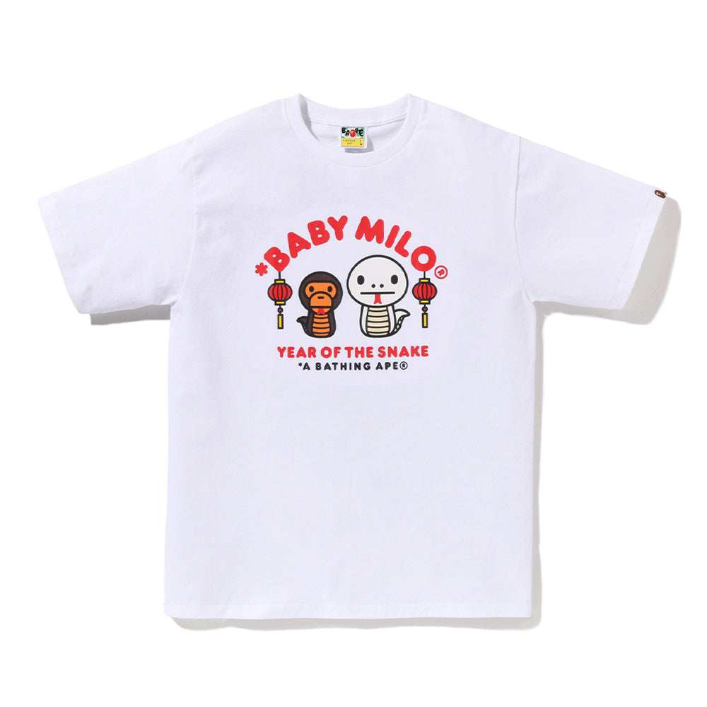 YEAR OF THE SNAKE 베이비 마일로 티셔츠(M) WHITE