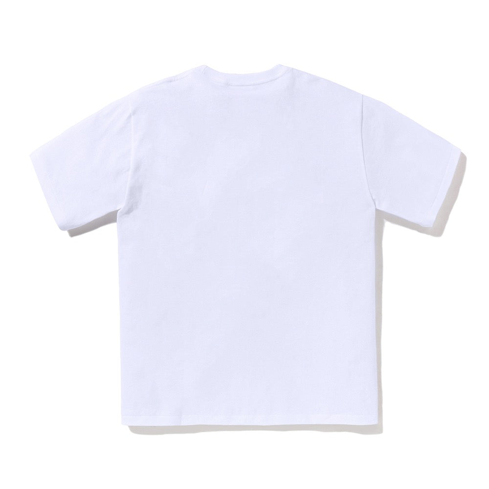 와일드 레오파드 패턴 마일로 온 빅 에이프 티셔츠(W) WHITE/PINK