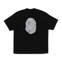 와일드 레오파드 패턴 에이프 릴렉스드 핏 티셔츠(M) BLACK