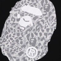 와일드 레오파드 패턴 에이프 릴렉스드 핏 티셔츠(M) BLACK