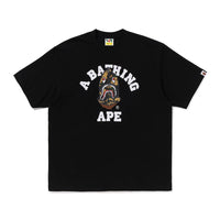 퍼스트 카모 샤크 세이진 콜리지 릴렉스드 핏 티셔츠(M) BLACK