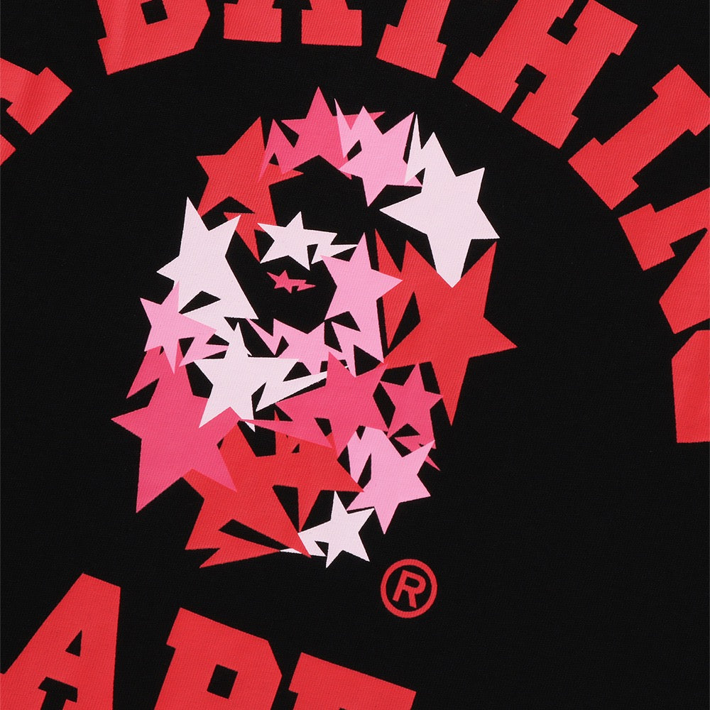 스타 콜리지 릴렉스드 핏 티셔츠(M) BLACK