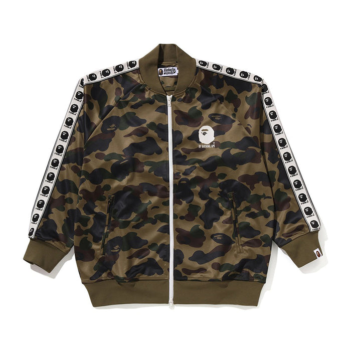 퍼스트 카모 릴렉스드 핏 트랙 자켓(M) GREEN