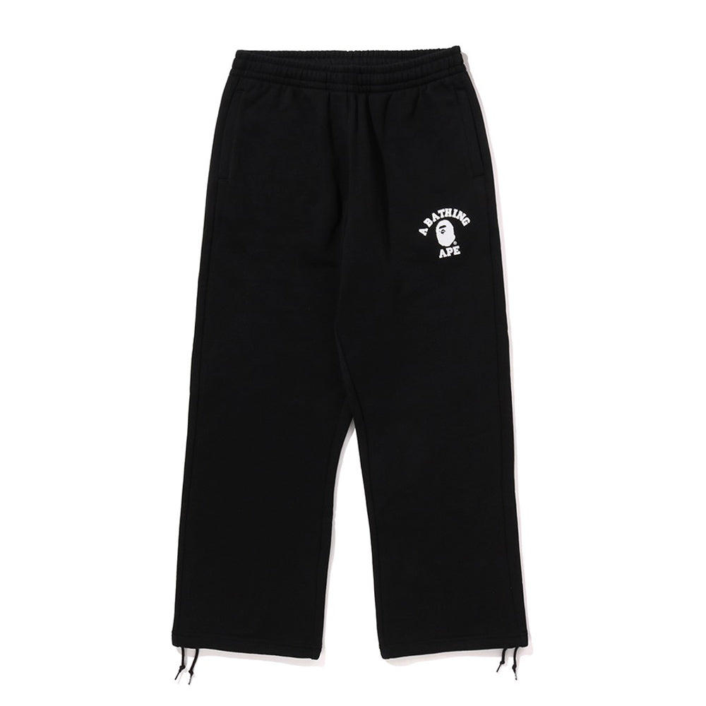 콜리지 오버사이드즈 핏 와이드 레그 스웨트 팬츠(M) BLACK