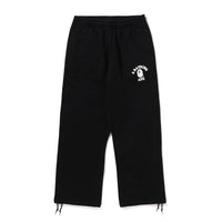 콜리지 오버사이드즈 핏 와이드 레그 스웨트 팬츠(M) BLACK