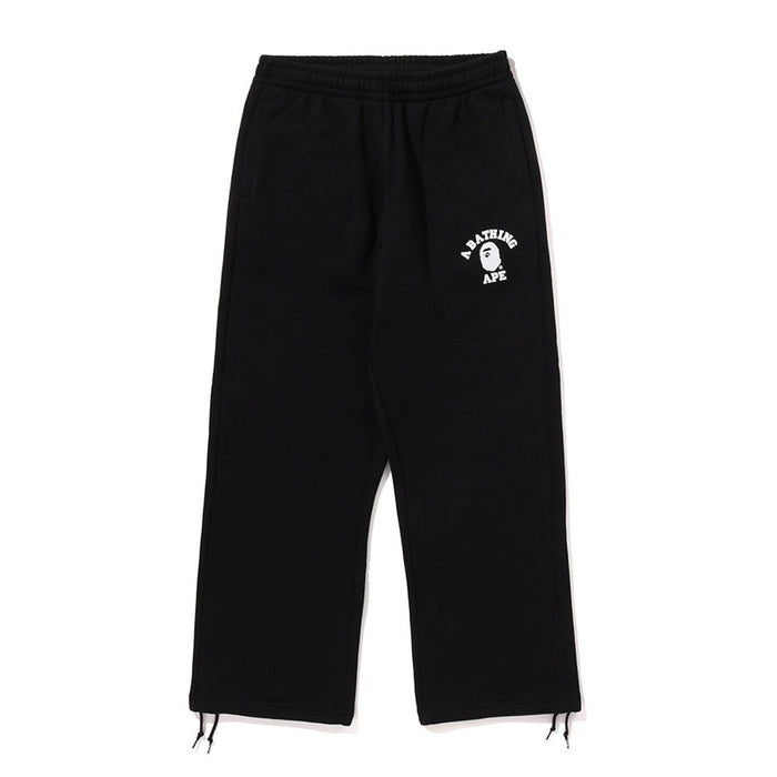 콜리지 오버사이드즈 핏 와이드 레그 스웨트 팬츠(M) BLACK