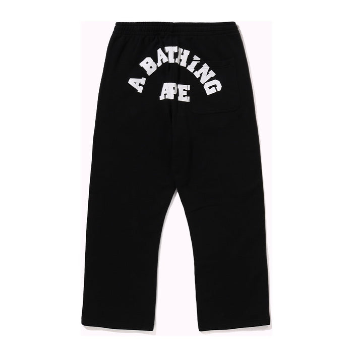 콜리지 오버사이드즈 핏 와이드 레그 스웨트 팬츠(M) BLACK