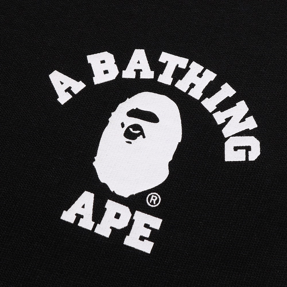 콜리지 오버사이드즈 핏 와이드 레그 스웨트 팬츠(M) BLACK