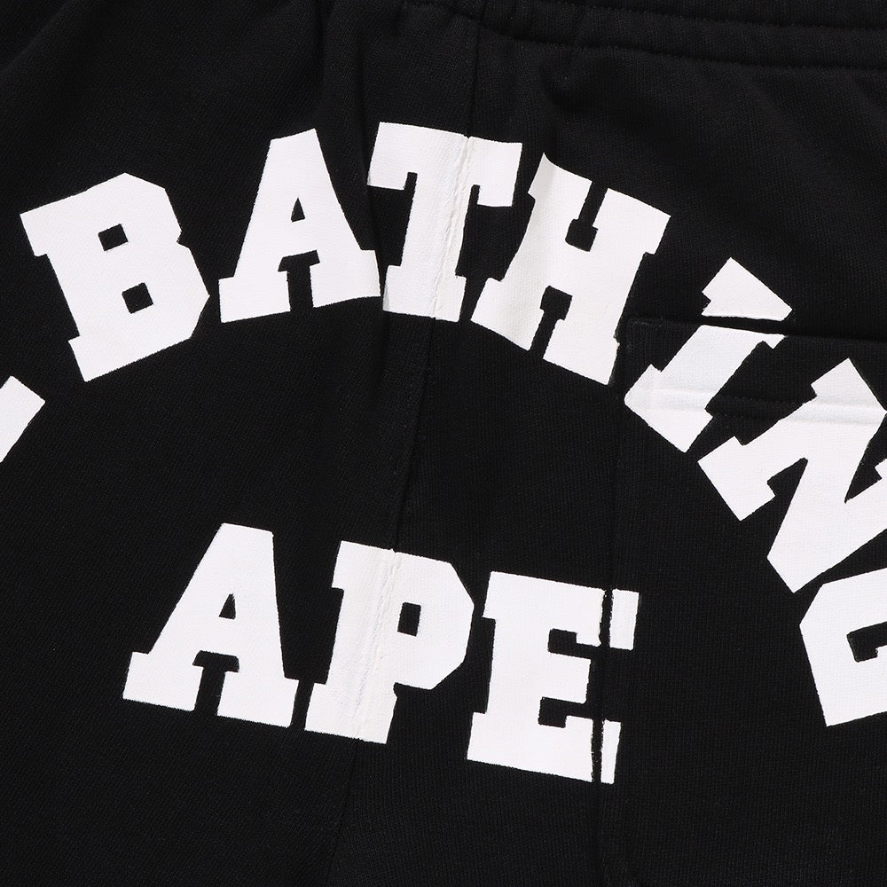 콜리지 오버사이드즈 핏 와이드 레그 스웨트 팬츠(M) BLACK