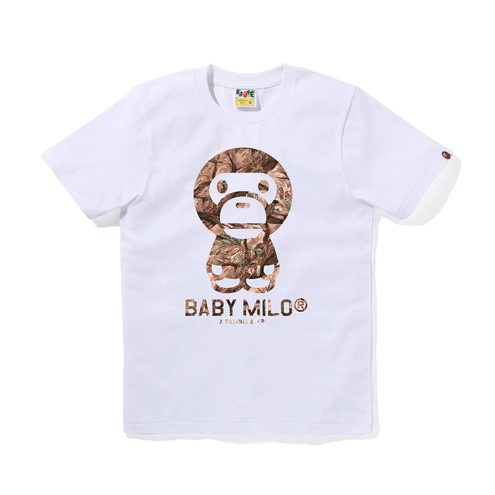 트리 엣지 카모 베이비 마일로 티셔츠(W) WHITE