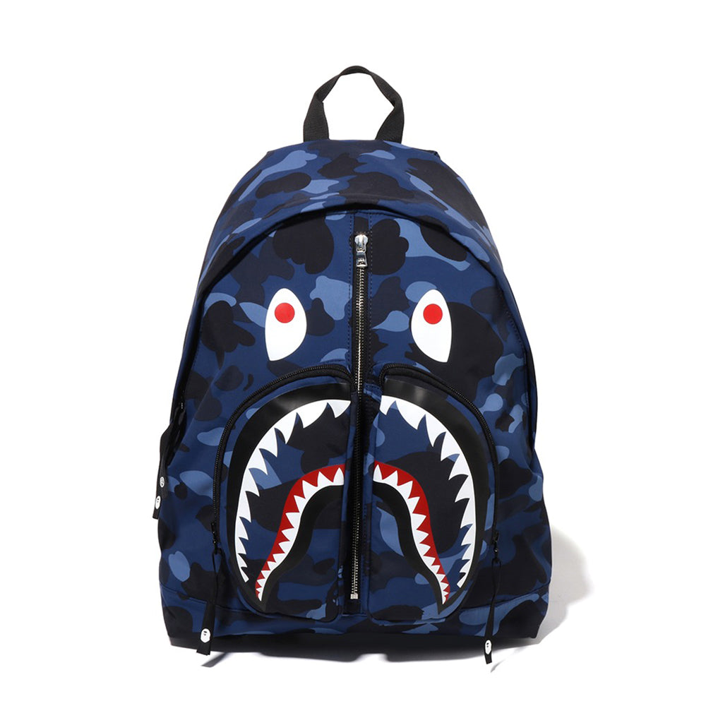 컬러 카모 샤크 데이팩(M) NAVY