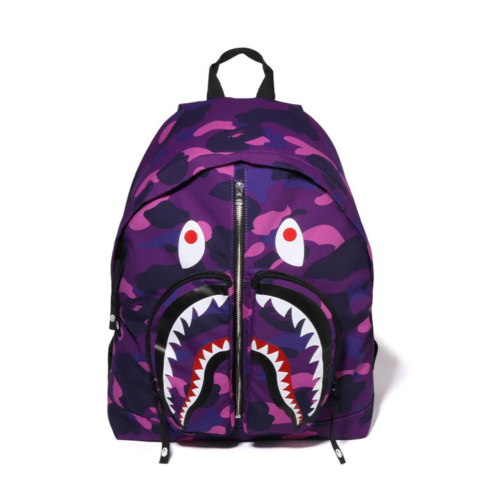 컬러 카모 샤크 데이팩(M) PURPLE