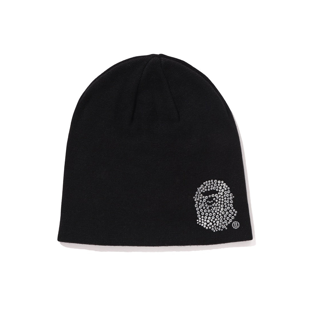 크리스탈 에이프 헤드 비니(W) BLACK