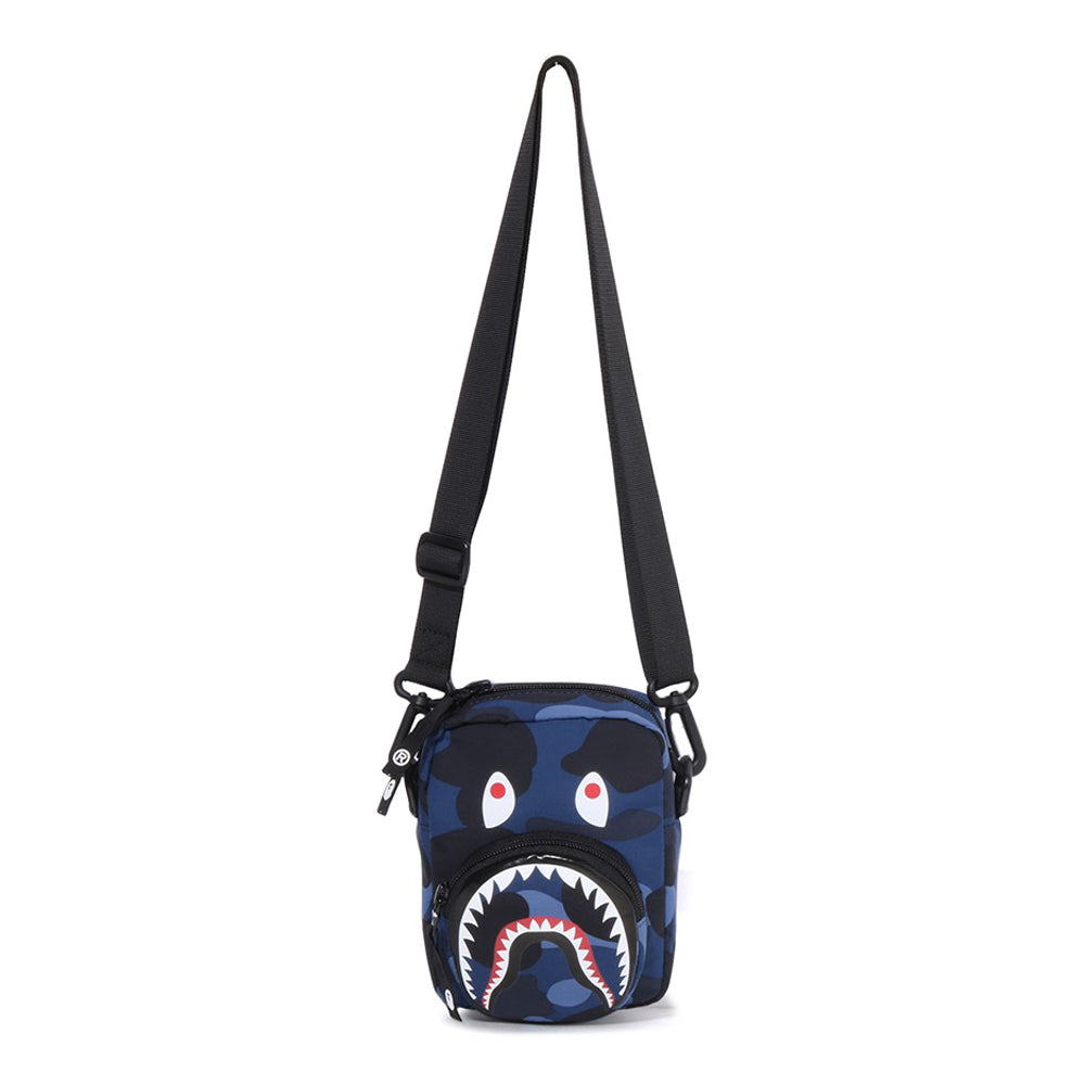 컬러 카모 샤크 미니 백 NAVY