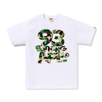 ABC 카모 93 BATHING APE 티셔츠(M) WHITE/GREEN