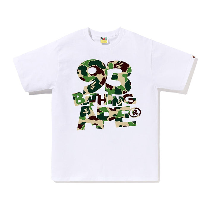 ABC 카모 93 BATHING APE 티셔츠(M) WHITE/GREEN