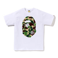 ABC 카모 빅 에이프 헤드 티셔츠(M) WHITE/GREEN