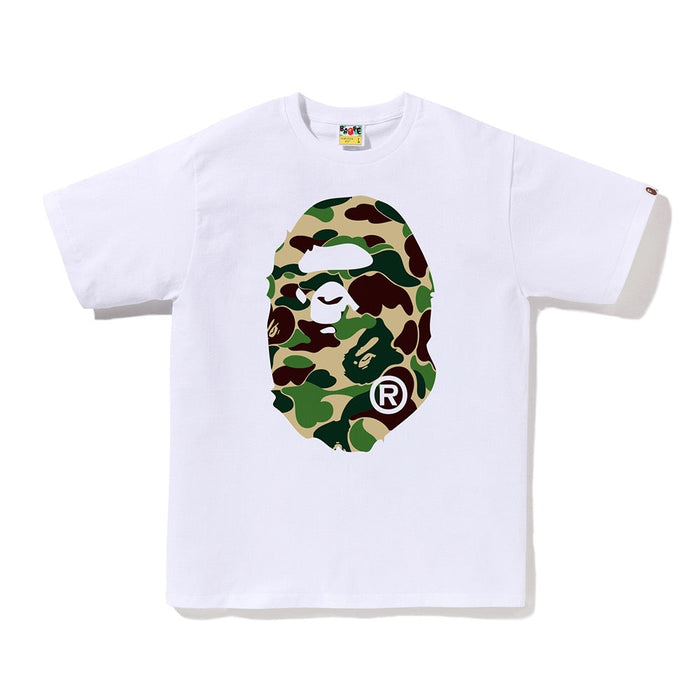 ABC 카모 빅 에이프 헤드 티셔츠(M) WHITE/GREEN