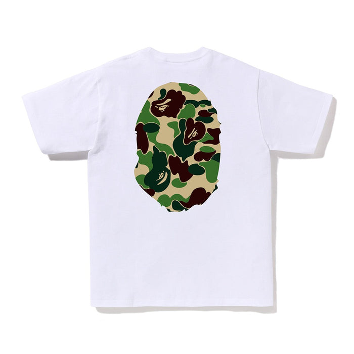ABC 카모 빅 에이프 헤드 티셔츠(M) WHITE/GREEN