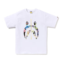 아트 카모 샤크 티셔츠(M) WHITE