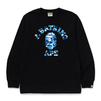 ABC 카모 콜리지 롱슬리브 티셔츠(M) BLACK/BLUE