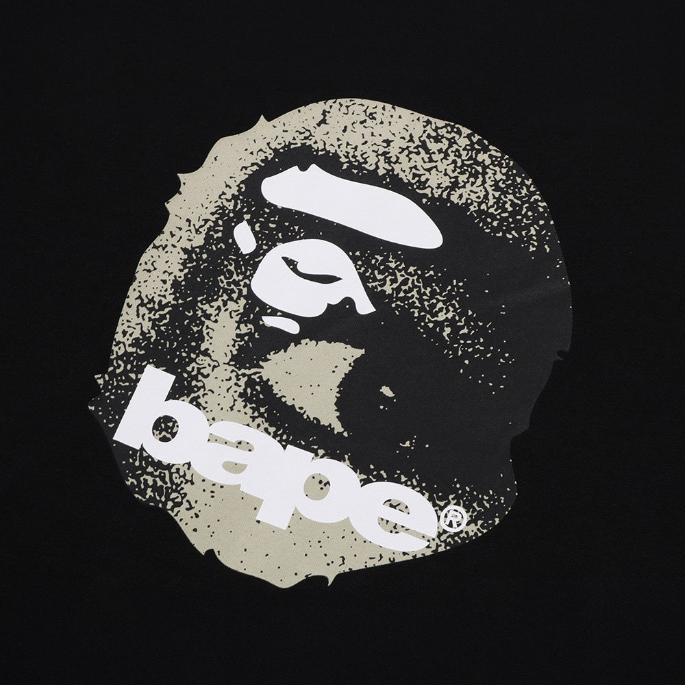 메이프 헤드 릴렉스드 핏 티셔츠(M) BLACK