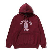 가먼트 다이 콜리지 풀오버 후드(M) BURGUNDY