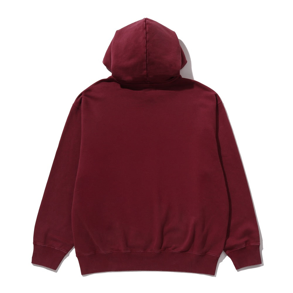 가먼트 다이 콜리지 풀오버 후드(M) BURGUNDY