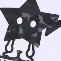 컬러 카모 베이비 마일로 스타 릴렉스트 핏 티셔츠(M) WHITE