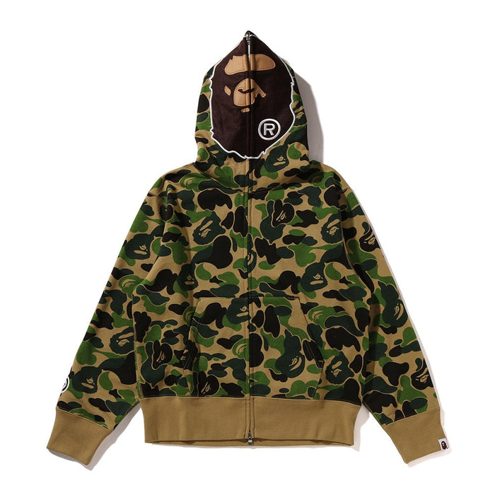 ABC 카모 세컨드 에이프 풀 집 후드(W) GREEN