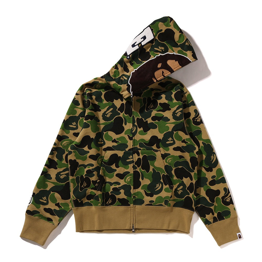 ABC 카모 세컨드 에이프 풀 집 후드(W) GREEN