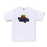 컬러 카모 마일로 온 베이프 티셔츠(M) WHITE/NAVY