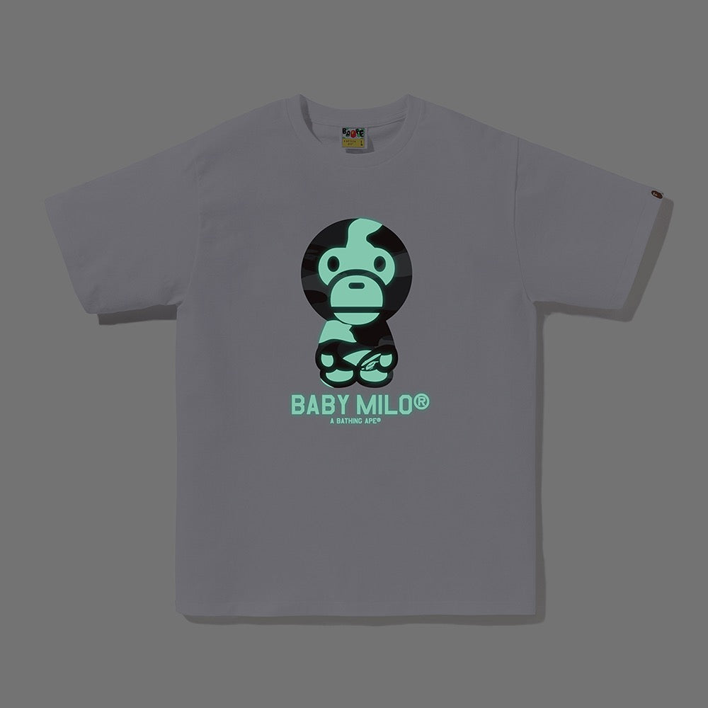 시티 카모 베이비 마일로 티셔츠(M) WHITE