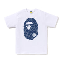 재패니즈 클라우드 카모 빅 에이프 헤드 티셔츠(M) WHITE