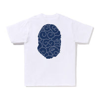 재패니즈 클라우드 카모 빅 에이프 헤드 티셔츠(M) WHITE