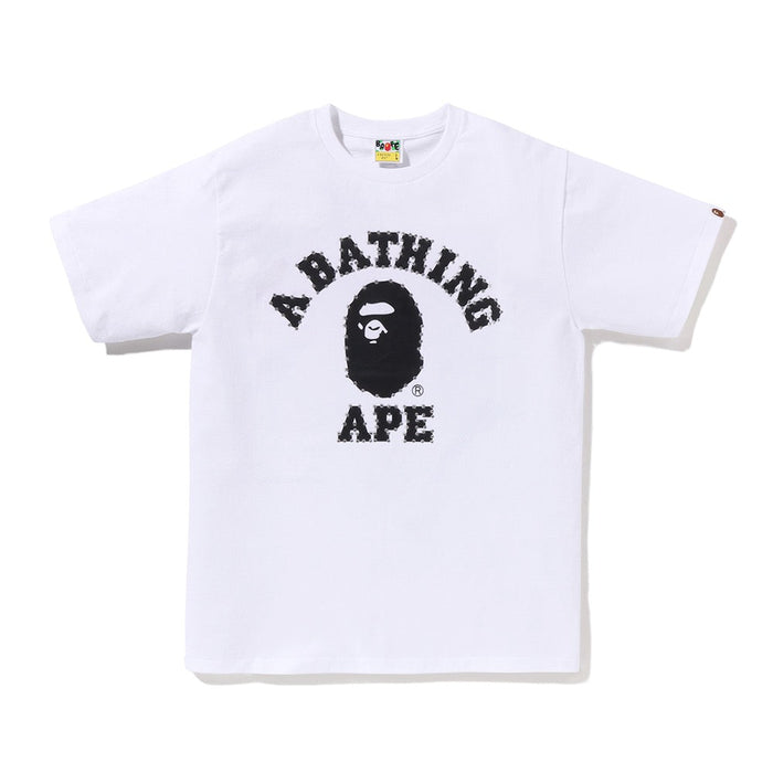 크리스탈 스톤 콜리지 티셔츠(W) WHITE