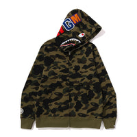 퍼스트 카모 샤크 풀 집 후드(M) GREEN